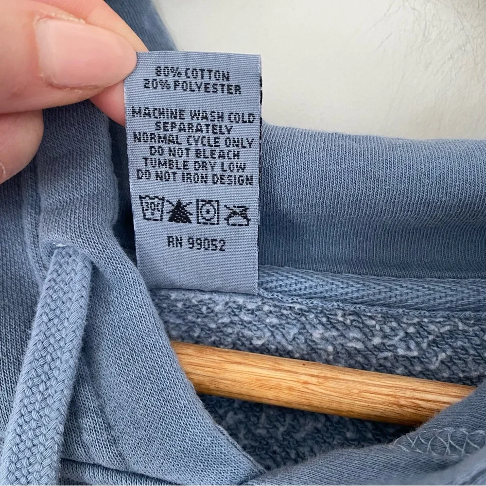 Chatham Cape Cod Blue Oversized Hoodie Sweatshirt Medium - Picture 3 of 5